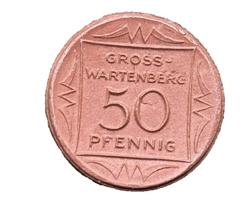 Pfennig notgeldmünze aus - pfennig,