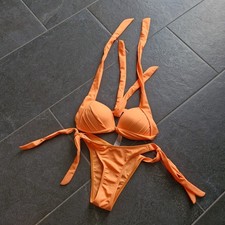 sexy knapp Bikini Badeanzug Push-up pushup String orange  Gr. XS/S Riohöschen