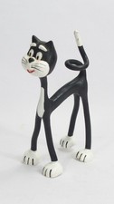 Alte Schleich Biegefigur - Werbefigur Hoechst Katze Kater 15cm