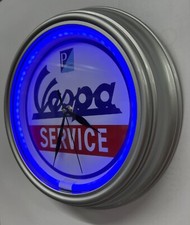 Vespa Service blau LED