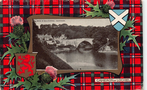 Postkarte schottland brig - schottland,
