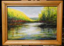 Ölbild , Landschaft , Methner