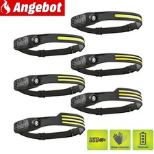 LED Stirnlampe COB Kopflampe