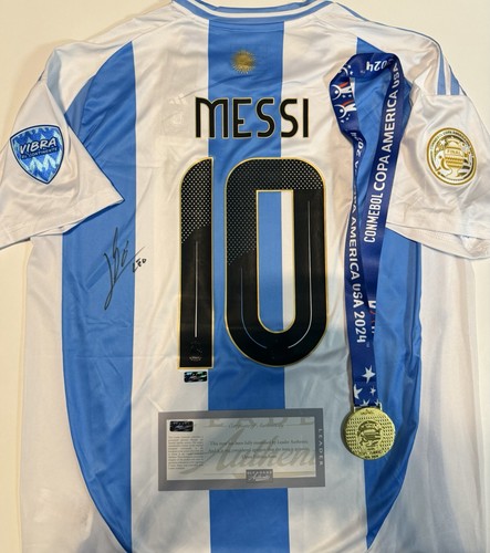 Lionel messi handsigniert copa - messi,