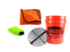 Wascheimer 5 Gal Set Eimereinsatz Grit Guard Bucket 19L Trockentuch Handschuh