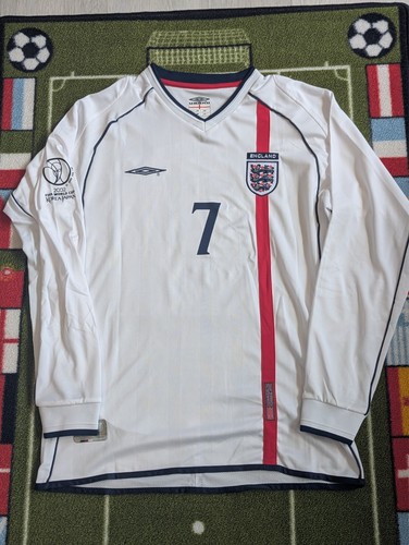England 2002 heimtrikot - wm,