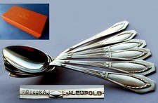 Jugendstil Set, 6 Löffel, J
