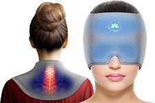 Migräne Maske und Nacken