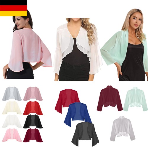 Damen chiffon bolero - damen,