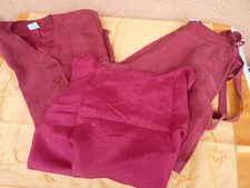 Damen Seiden-Anzug  plus Top--Anzug 34 / 36 --Top 38-