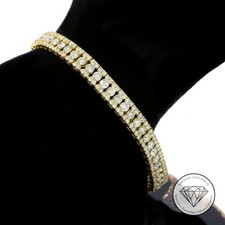 Wert 16.800,- Tennis Brillant Armband 6,00 Carat  Gold T0315 xxyy