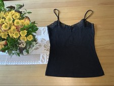 Hemd,BH Hemdchen,mit Spitze,Unterhemd,Gr. 36/38,Schwarz, esmara ?,Unterwäsche 