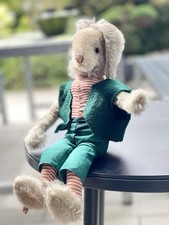 Herziger Schuco Bigo Bello Hase Mit Fahne Ca 35 Cm