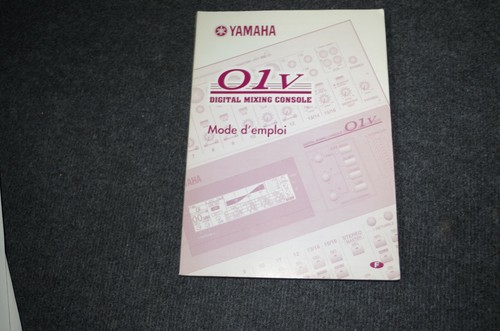 Yamaha 01v mode emploi - yamaha,