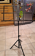 Notenständer - Notenpult - Kopf zusammenfaltbar -  schwarz - mit Tasche