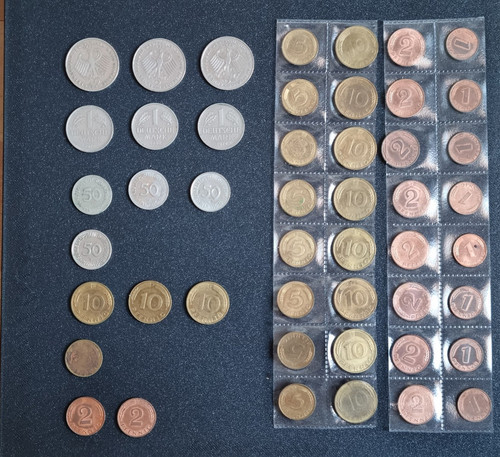48x deutsche mark pfennig - mark,