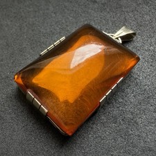 Art deco anhänger - 835, silber