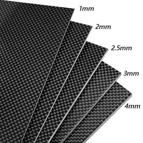 Carbon platte 2mm - platte, 1mm