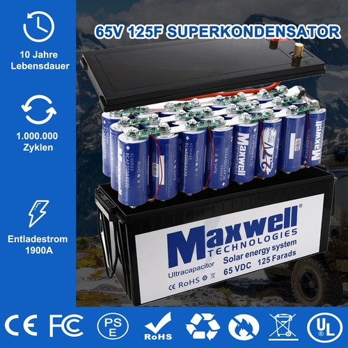 Maxwell 65v 125f super audio - maxwell,