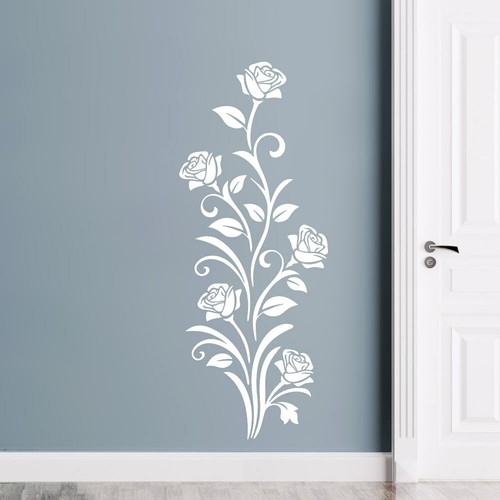 Wandtattoo wandaufkleber rosen - wandtattoo,