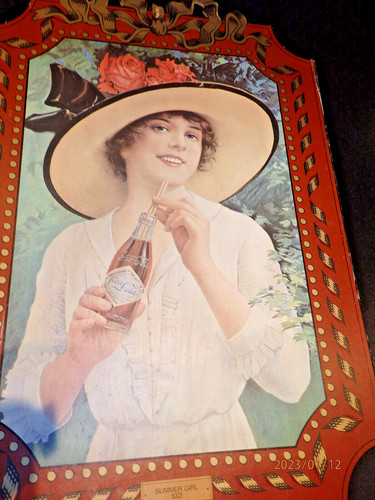 Coca cola werbeplakat auf - coca-cola,