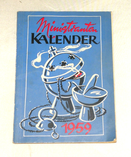 573 ministranten kalender 1959 - 573, ministranten-kalender