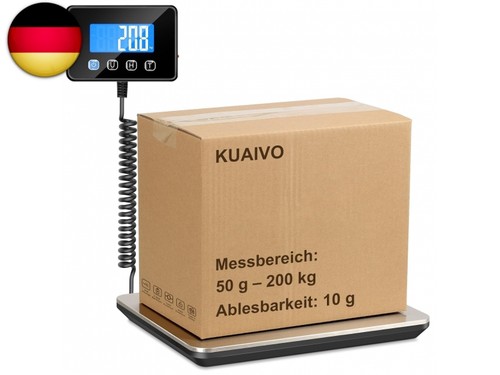 Kuaivo paketwaage 200kg 10g - paketwaage,, 200kg/10g