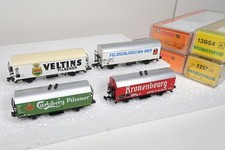 Arnold etc N 4 Bierwagen Kühlwagen Veltins Carlsberg Kronenburg - TOP + OVP/EVP