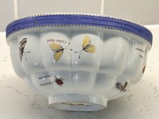 Wedgwood Sarah's Garden Queens Ware blau Marmeladenform NIE BENUTZT