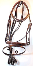 Trense braun Leder Lackleder