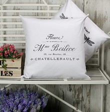 Dekokissen,"Madame",weiß