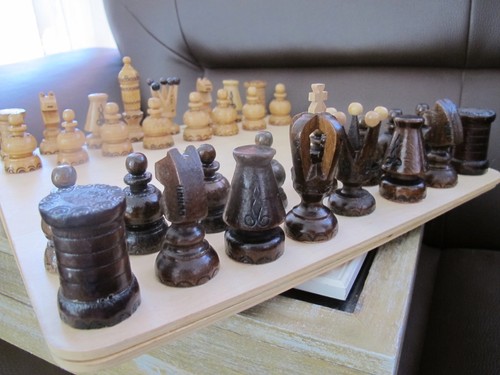 Schachfiguren handarbeit holz - schachfiguren,