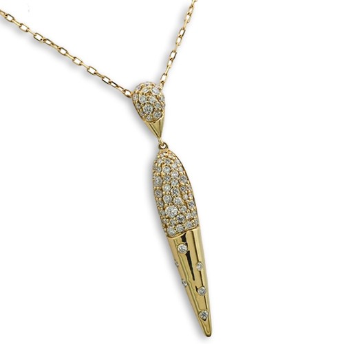 Goldenes collier mit - collier,