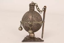Phiole Flasche Flakon z. öffnen antike Parfumflasche Kugeln Fuß orientalisch 