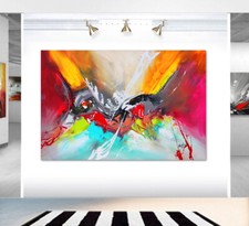 Leinwand Bild Abstrakt Bunt