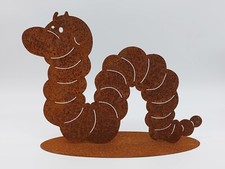 Gartendeko metallwurm auf - gartendeko,