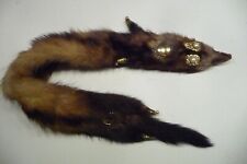 Flohpelz Marder dekoriert Renaissance Rokoko Pelzumhang edel mit Kettchen