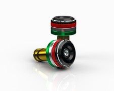 Kbike Ducati Lenkerenden Lenkerendgewichte Paar tricolor