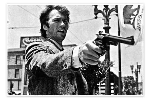 Poster clint eastwood - in, dirty