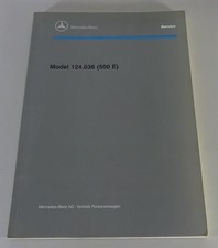 Workshop Manual Introduction Mercedes-Benz W124 500 E 124.036 from 01/1991