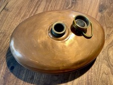 Alte Wärmflasche Kupfer