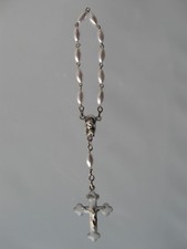 Kinder Rosenkranz weiß 10er