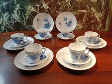 ROYAL COPENHAGEN - Blaue Blume  geschweift Coup -Kaffeeservice für 6 Personen