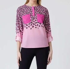 Bluse Rosa 38 Damen Shirt mit