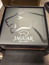 Jaguar Herren Armbanduhr Stahl / Gold schwarzes Zifferblatt analog