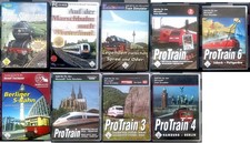 Microsoft Train Simulator + 8 AddOn ProTrain