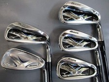 MIZUNO JPX 800AD Eisen Set 7-9+Pw+Gw JPX MI100 Graphit R Flex 5 Stück RH Golf...