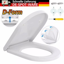 WC Sitz mit Absenkautomatik Toilettendeckel Klobrille Toilettensitz Klodeckel