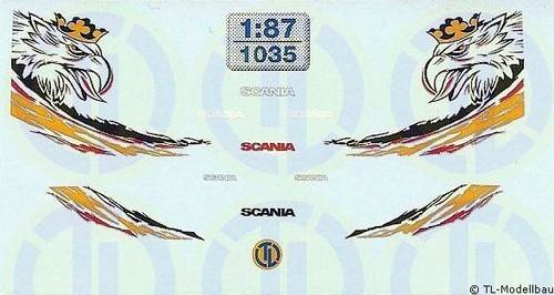1035 scania fahrerhaus dekor - fahrerhaus,