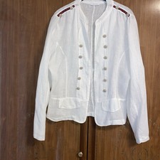 Schöner Blazer von Lindsay Moda, 100% Leinen, Gr. XL